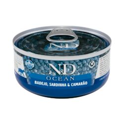 Ração Úmida N&D Ocean para Gatos Adultos Sabor Badejo, Sardinha e Camarão 70 g