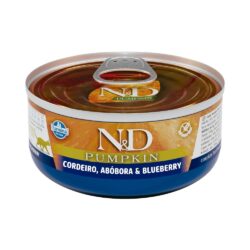 Ração Úmida N&D Pumpkin para Gatos Adultos Sabor Cordeiro, Abóbora e Blueberry 70 g