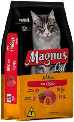 Ração Magnus Cat Carne para Gatos Adultos 20 kg
