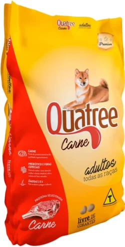 Ração Quatree Carne para Cães Adultos 15 kg